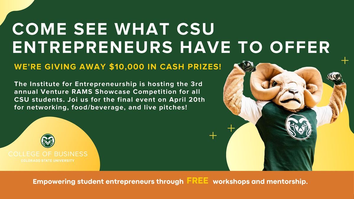 Csus 2023 Calendar Venture Rams Business Showcase Competition 2023, Colorado State University  C. Wayne Mcilwraith Translational Medicine Institute, Fort Collins, April  19 2023 | Allevents.in