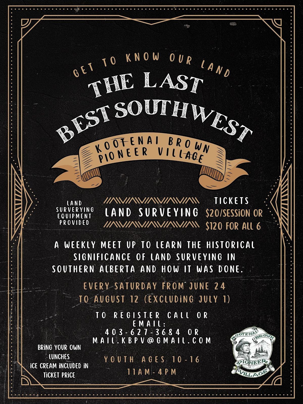 The Last Best Southwest Week 3 Map Reading, Kootenai Brown Pioneer