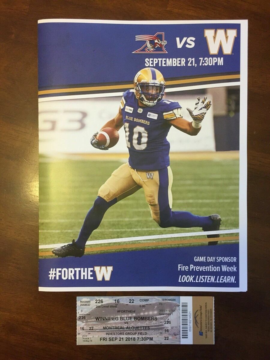 Montreal Alouettes at Winnipeg Blue Bombers at Princess Auto Stadium, 25 October | Event in Winnipeg | AllEvents