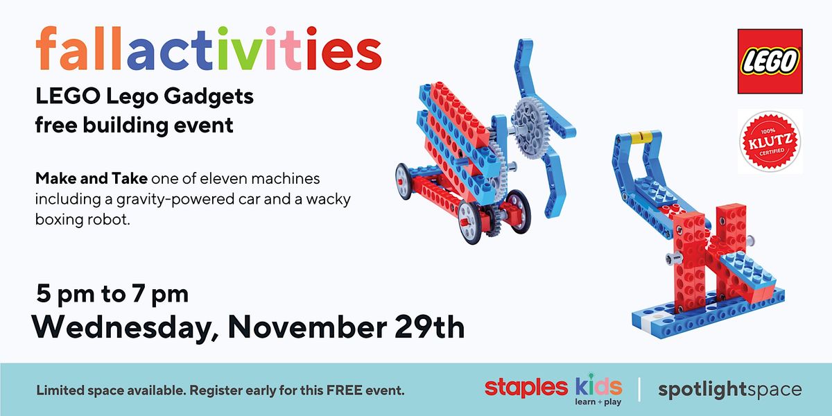 Klutz LEGO Gadgets, Staples Kanata, Ottawa, November 29 2023 AllEvents.in