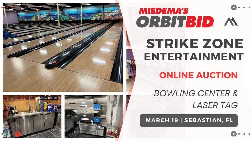 Strike Zone Entertainment Bowling Center & Laser Tag Online Auction