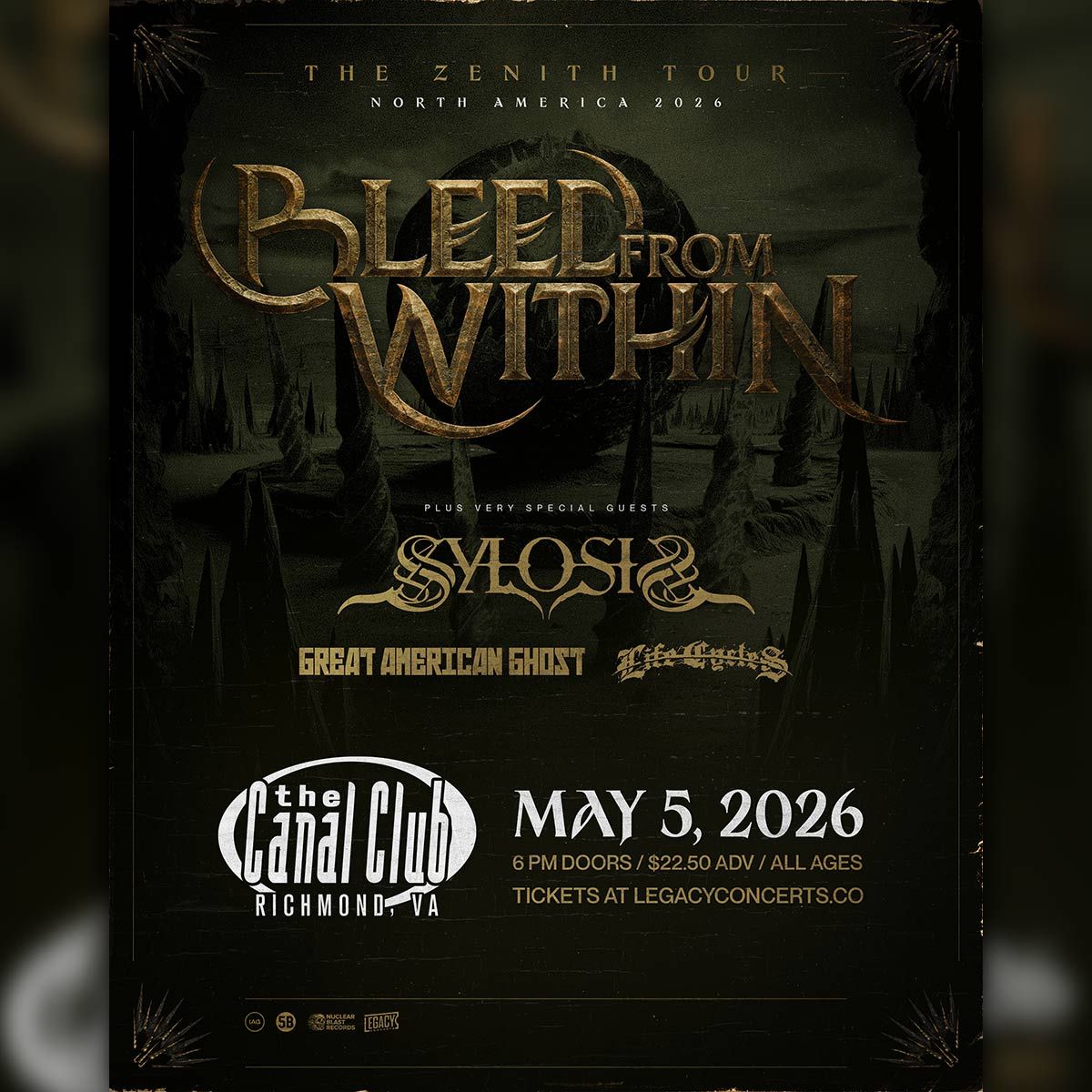 Bleed From Within, 1 April | Event in Worcester | AllEvents