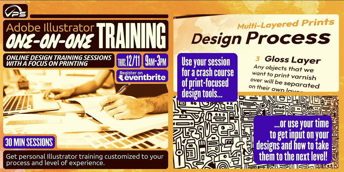 Adobe Illustrator Training for Graphic Design & Printing 1:1 (Online) | Event in Las Vegas | AllEvents