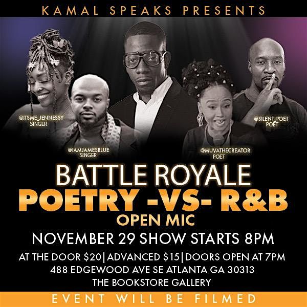 POETRY VS R&B | Event in Atlanta | AllEvents
