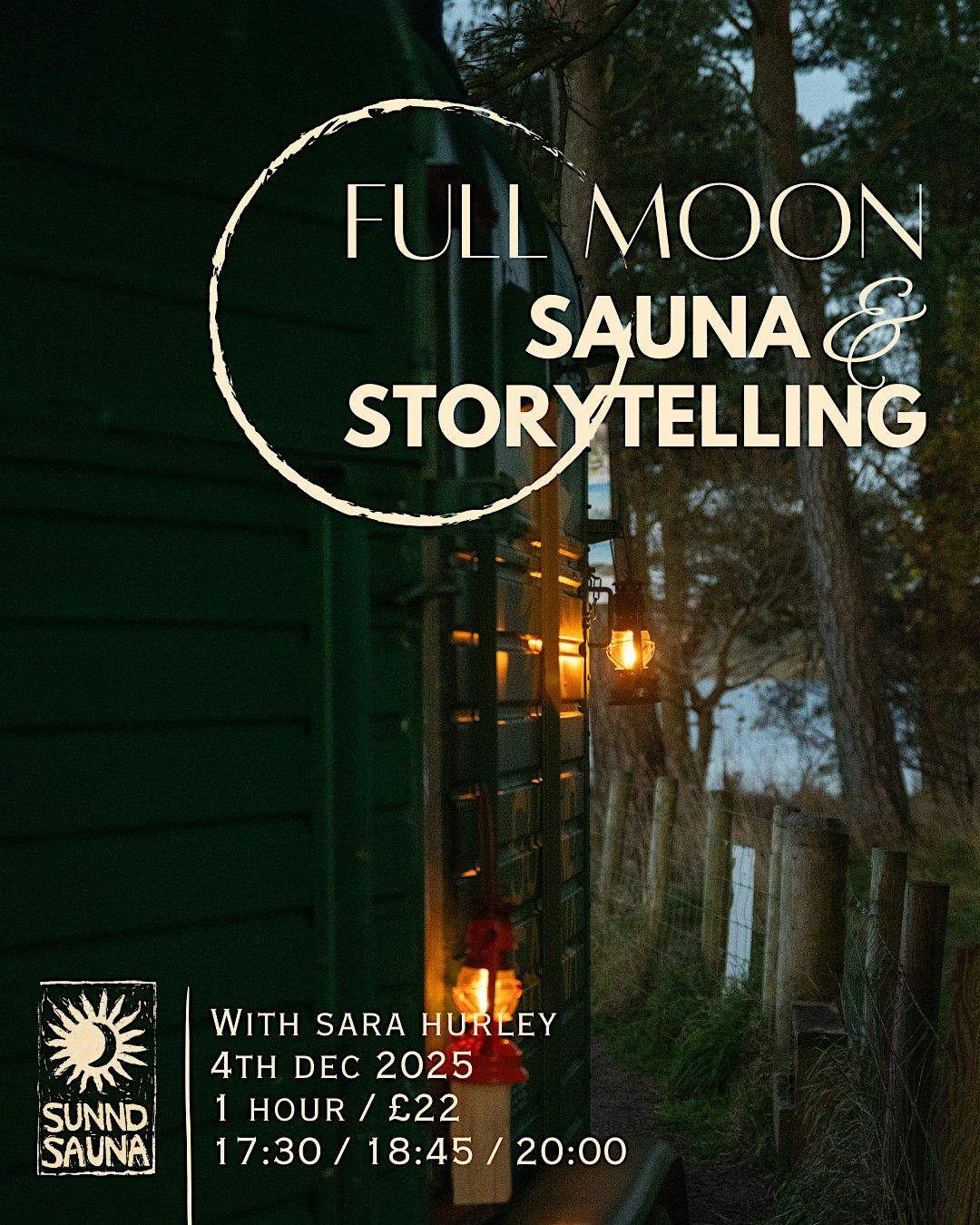 FULL MOON - Sauna & Storytelling, 4 December | Event in Bantham | AllEvents