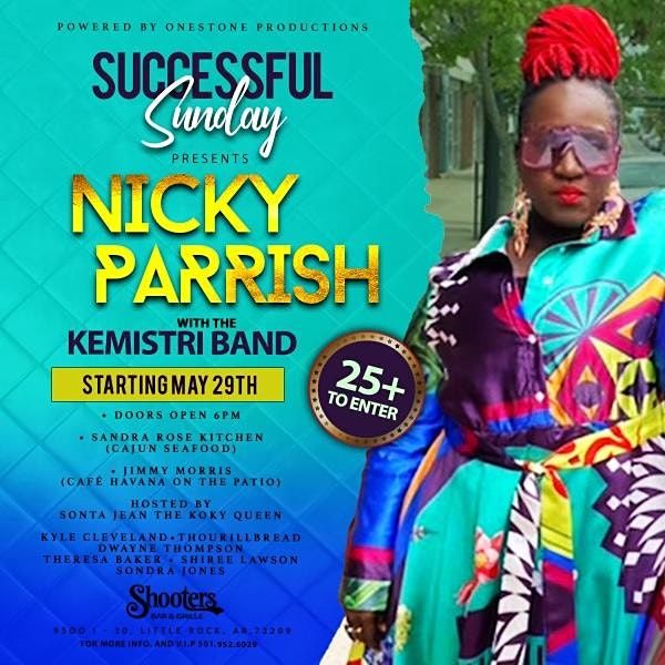 SUCCESSFUL SUNDAY NICKY PARRISH LIVE Shooter s Bar And Grill LITTLE successful-sunday-nicky-parrish-live-shooter-s-bar-and-grill-little