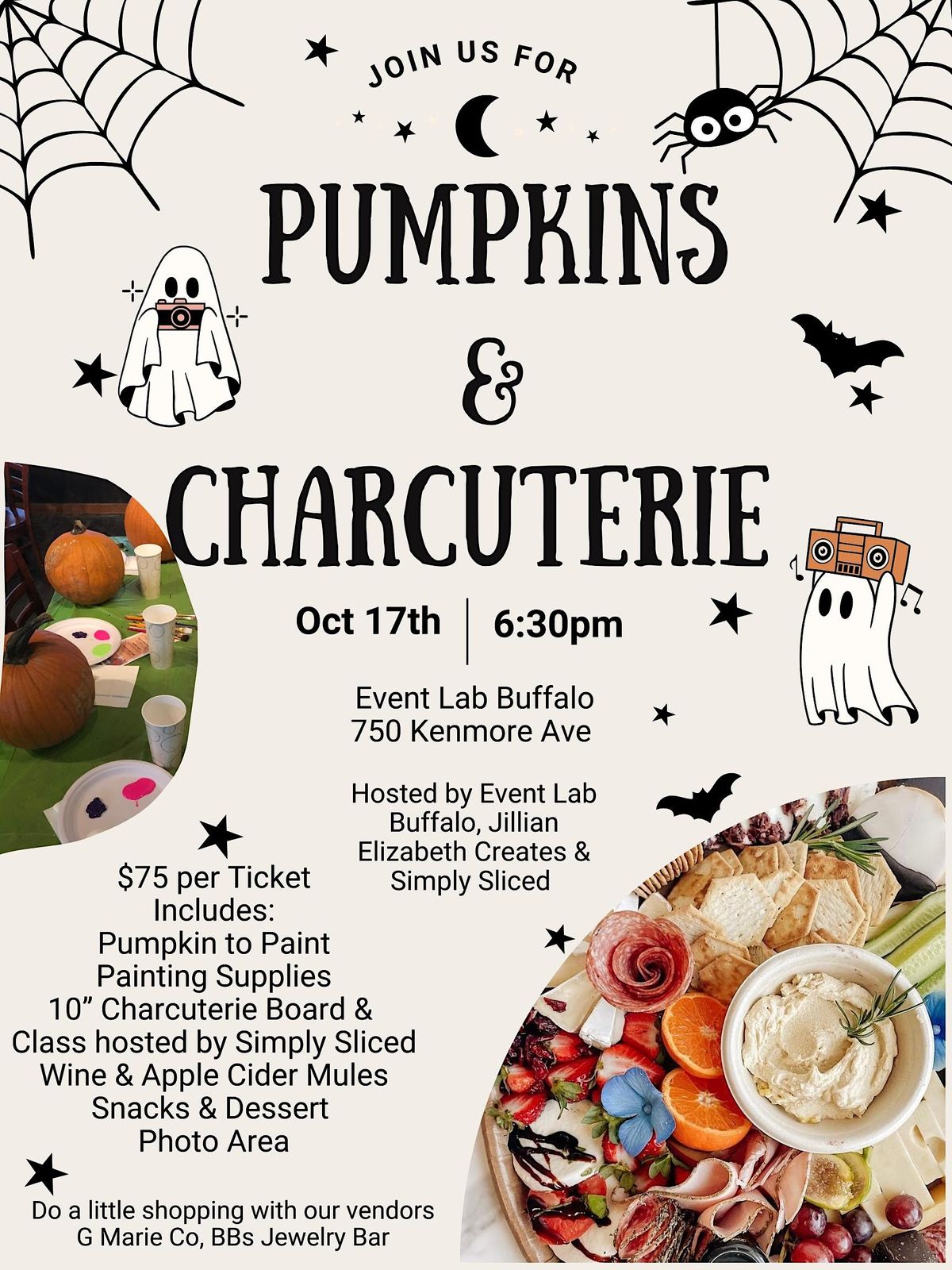 Pumpkins & Charcuterie, Event Lab Buffalo, Kenmore, October 17 2023