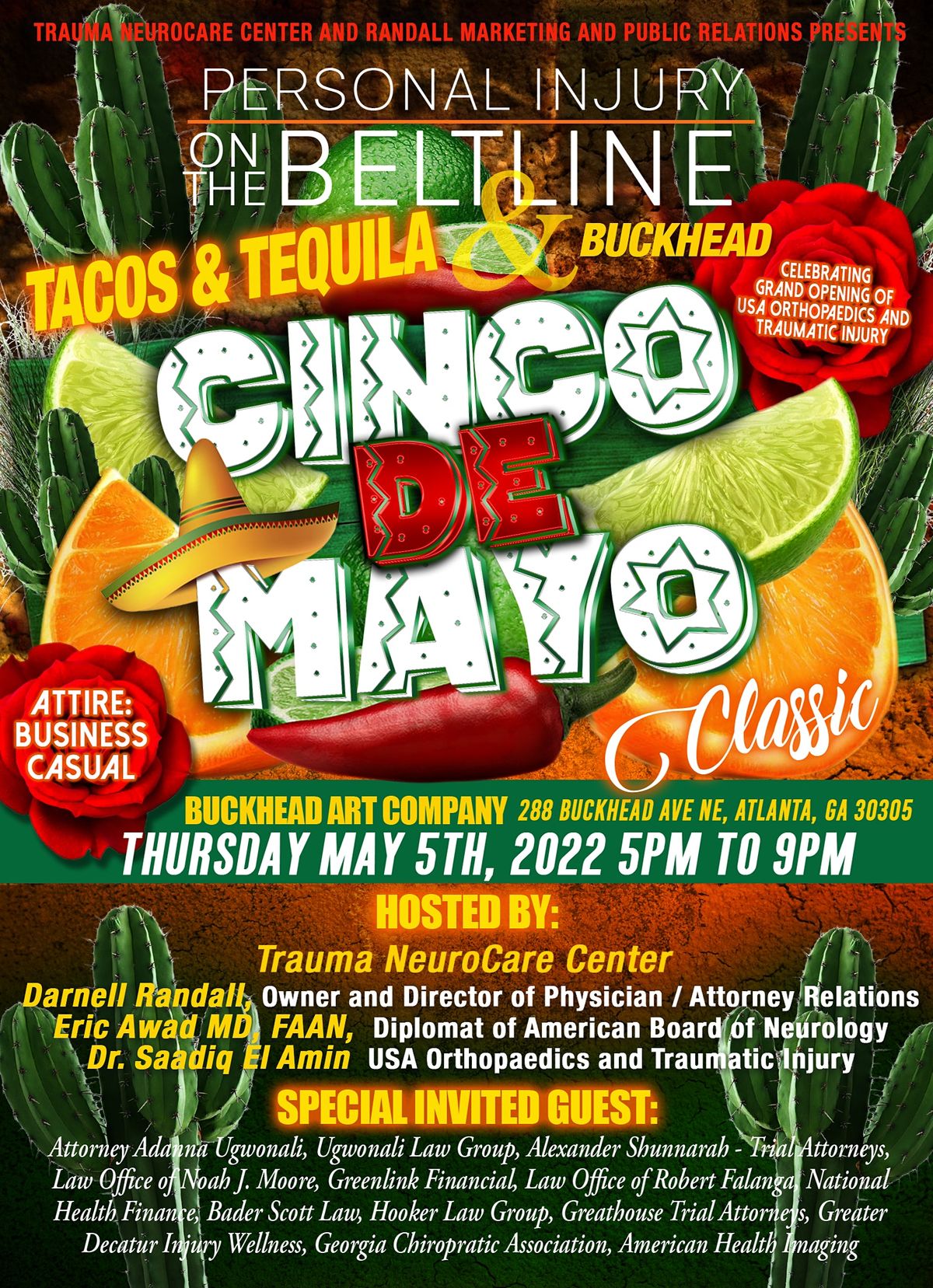 Trauma NeuroCare Personal Injury On The Beltline Cinco De Mayo Mixer trauma-neurocare-personal-injury-on-the-beltline-cinco-de-mayo-mixer