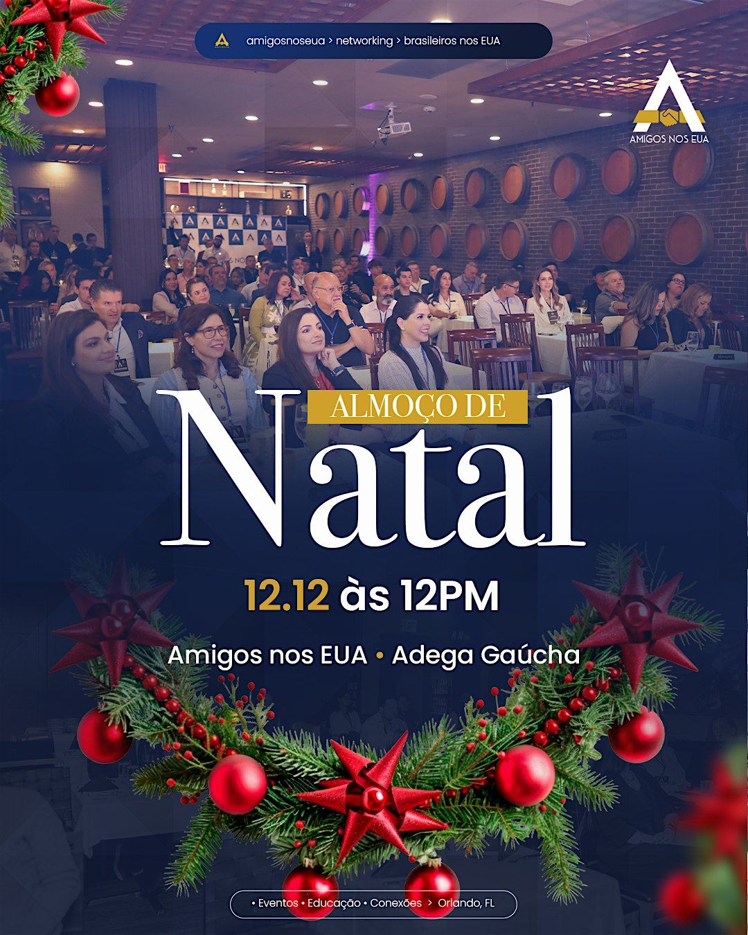 Almoço de Natal com Amigos nos EUA, 12 December | Event in Orlando | AllEvents
