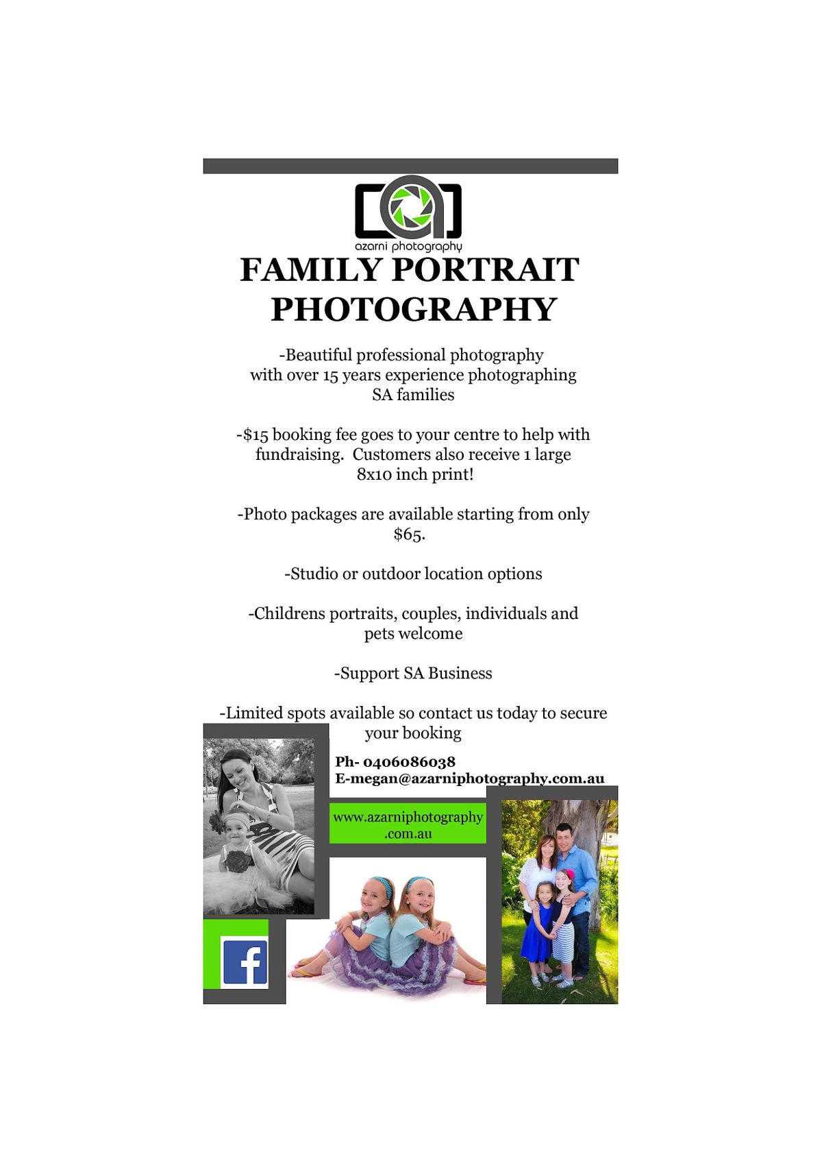 Family Photos Fundraiser @ Elizabeth Rise Community Centre, Elizabeth ...