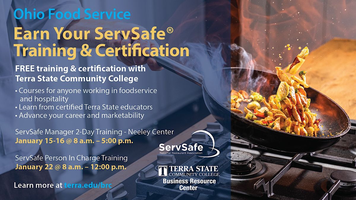 ServSafe Manager Training, Terra State Community College, Napoleon Road