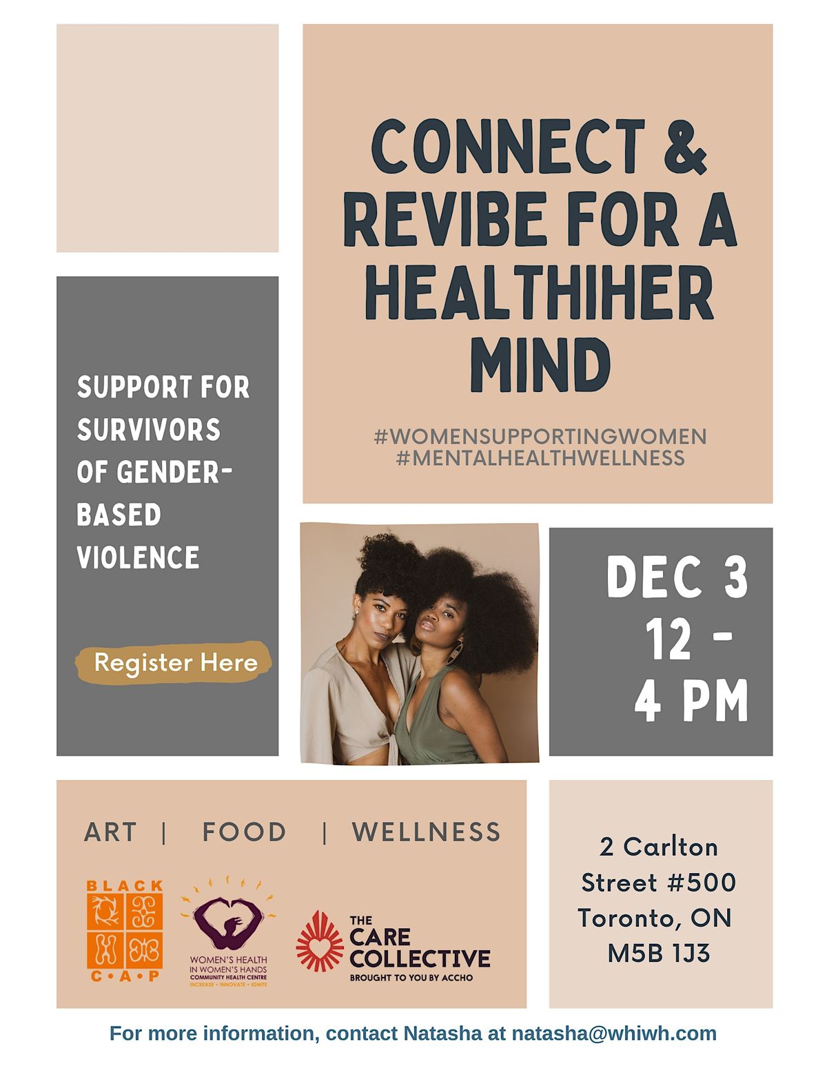 Connect and Revibe for a HealthiHER Mind, Women's Health in Women's