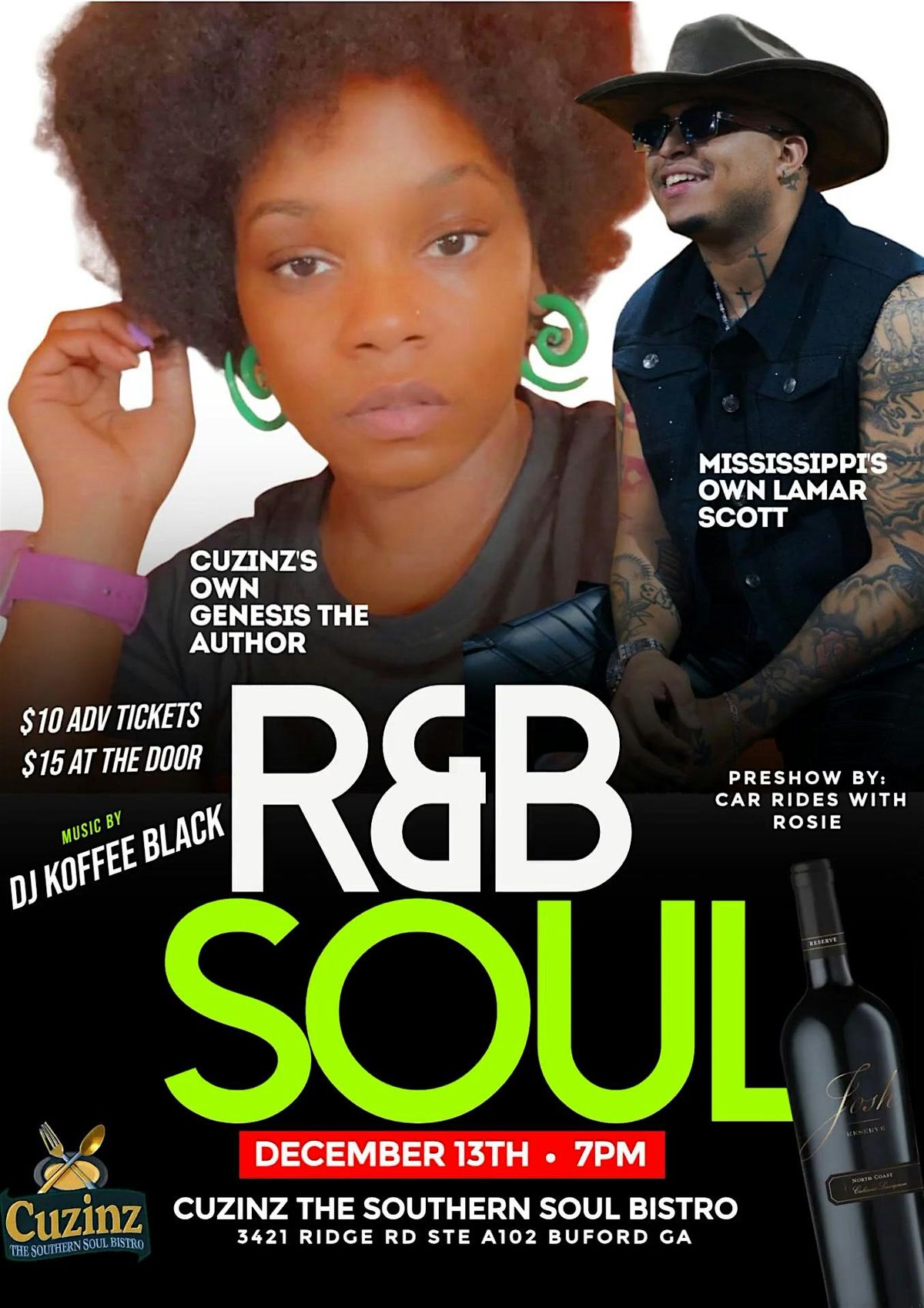 R&B and Soul, 13 December | Event in Buford | AllEvents