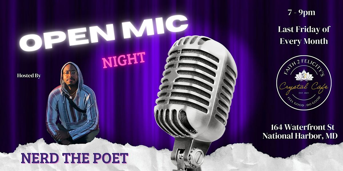 Crystal Clear Open Mic Night | Event in Oxon Hill | AllEvents