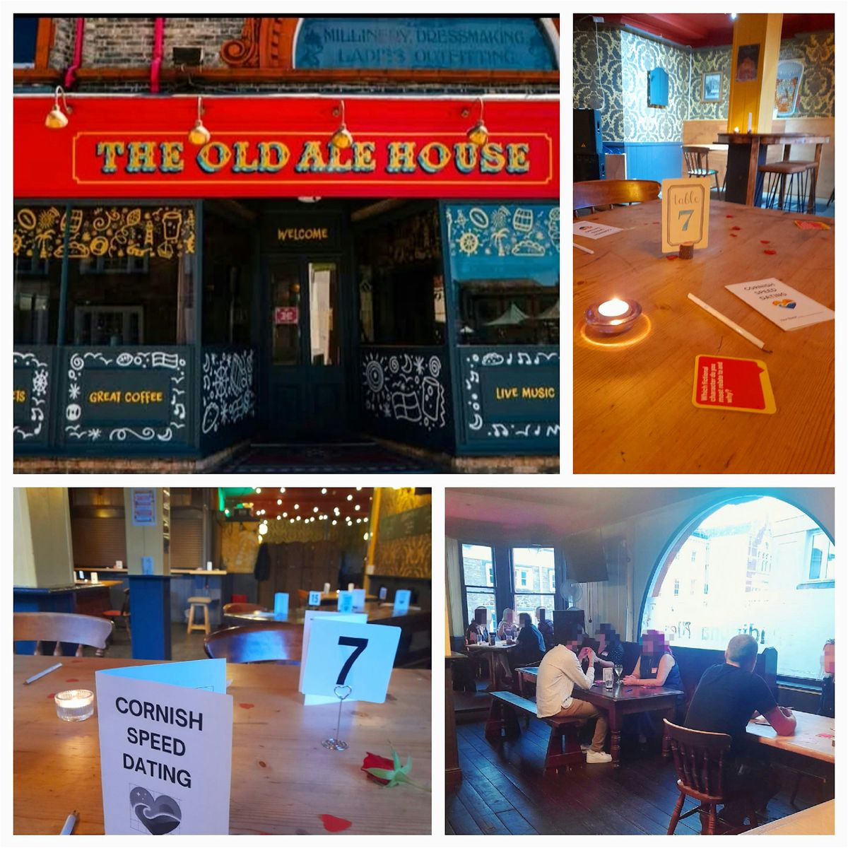 TRURO Ages 35 to 55 Cornish Speed Dating