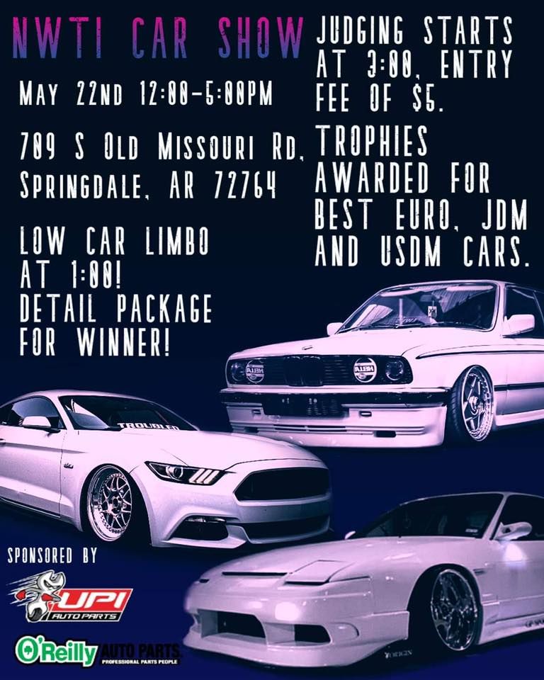 NWTI Car Show, Springdale, Arkansas, May 22 2022 AllEvents.in