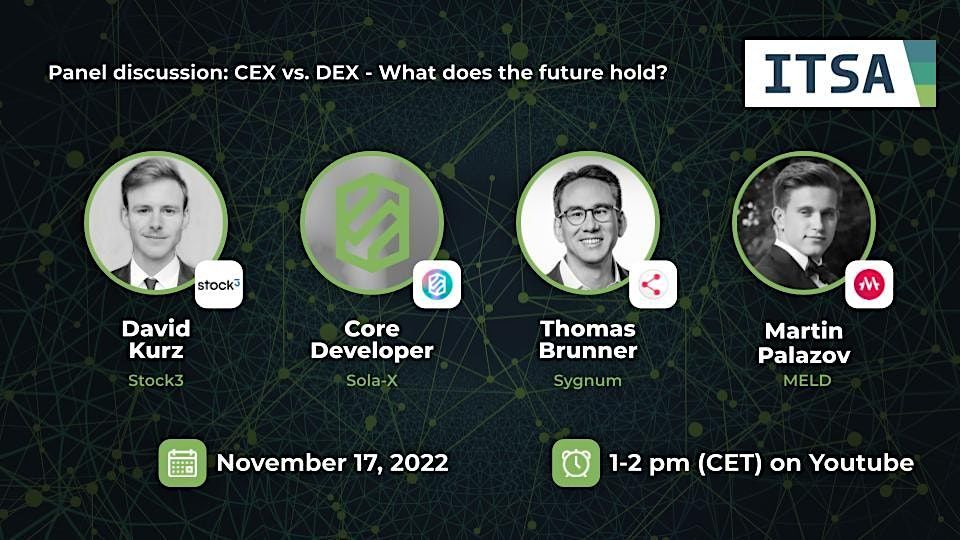 Panel: CEX vs. DEX - What does the future hold?, November 17 2022 ...