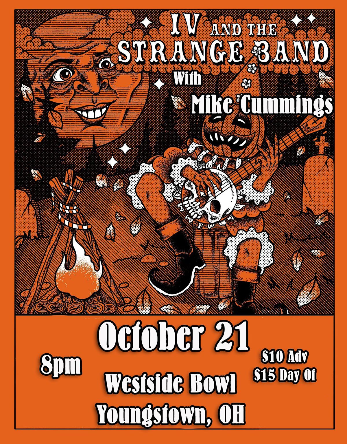 IV and the Strange Band/Mike Cummings, Westside Bowl, Youngstown