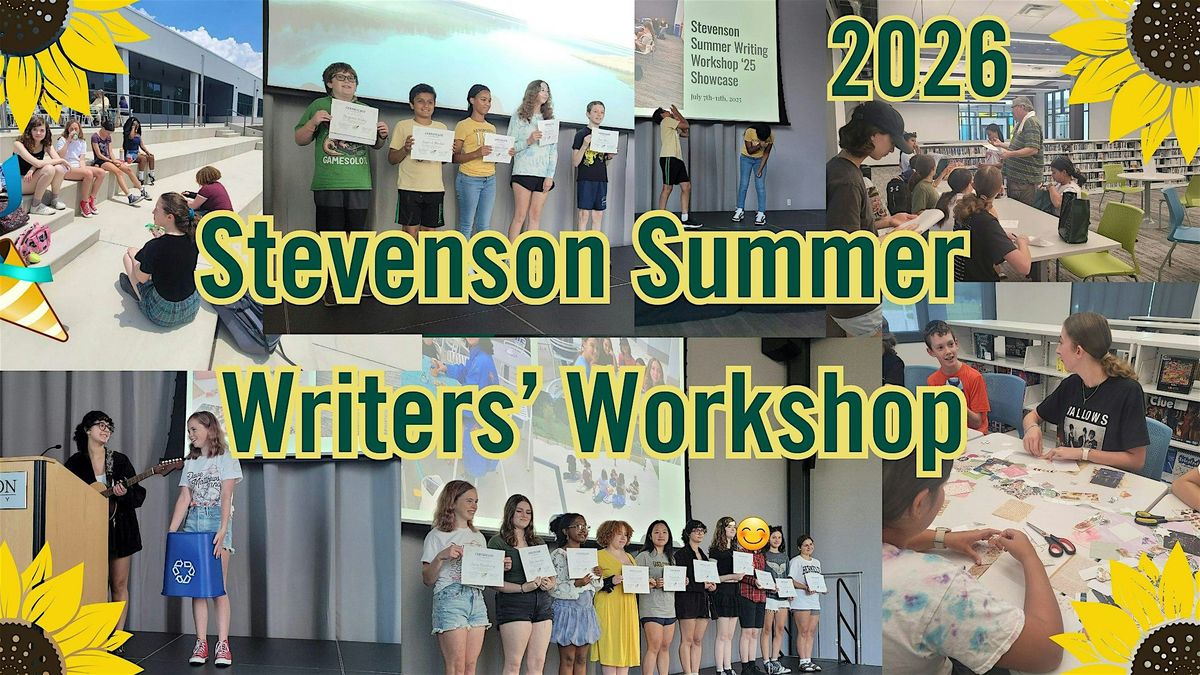 Stevenson Summer Writers' Workshop 2026, 13 July | Event in Owings Mills | AllEvents