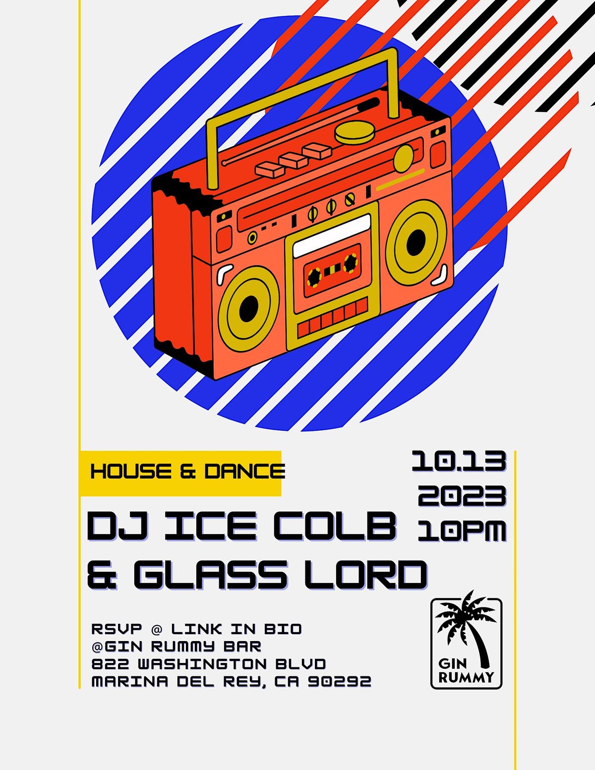 House & Dance Feat. Dj Ice Colb And Glass Lord, Gin Rummy, Washington