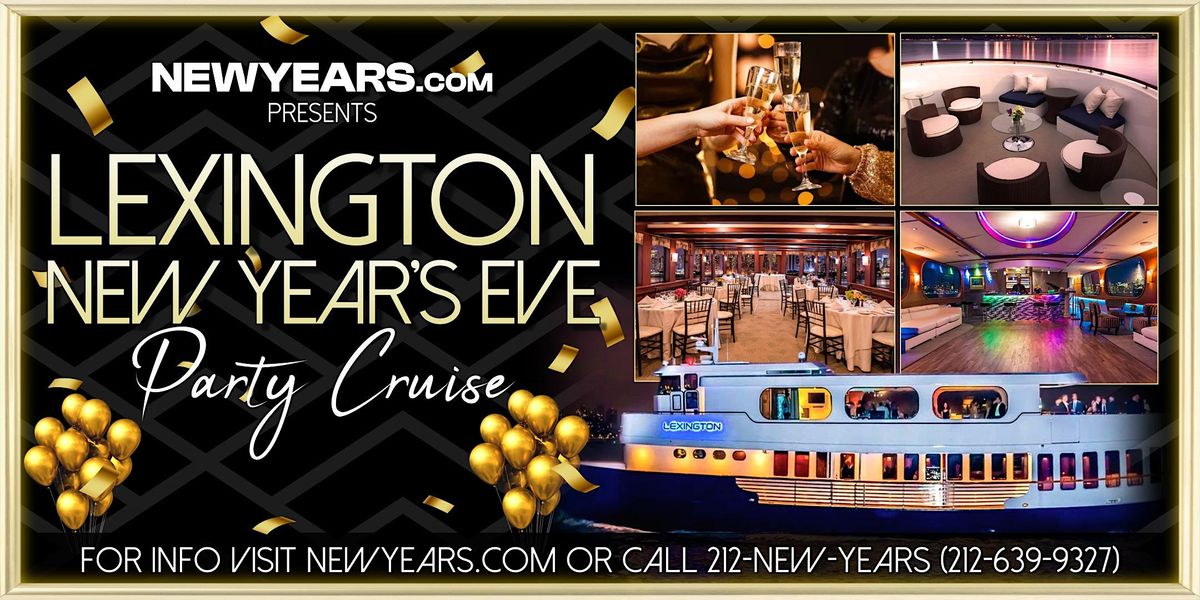 Lexington Yacht NYC New Years Eve, The Lexington Yacht, New York, 31 December to 1 January