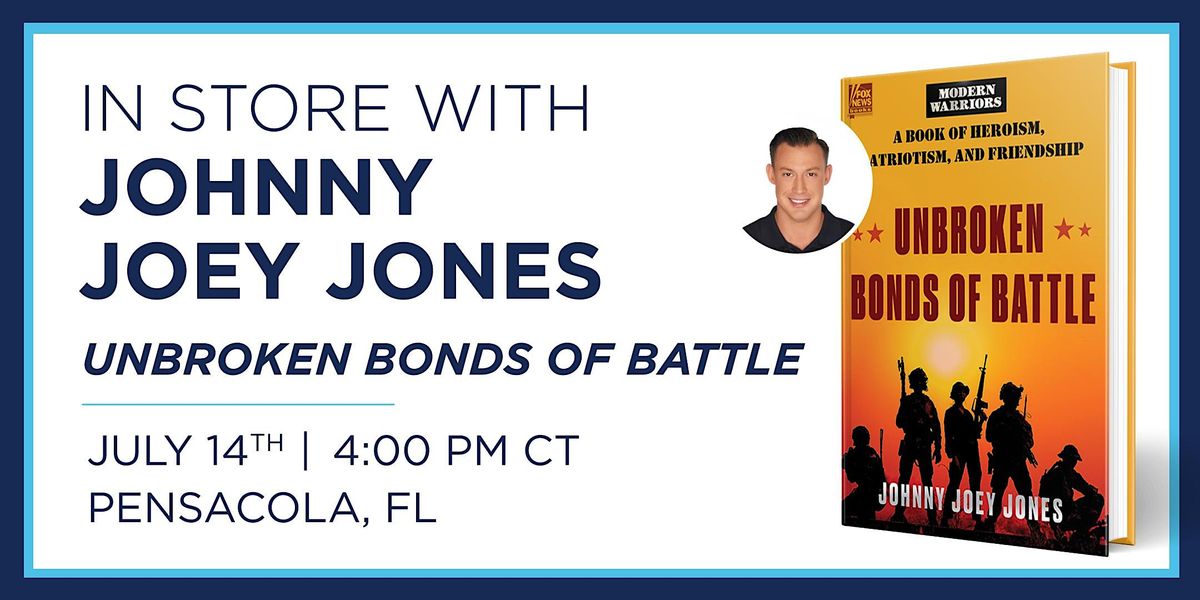 Johnny Joey Jones Unbroken Bonds of Battle InStore Book Signing, Books