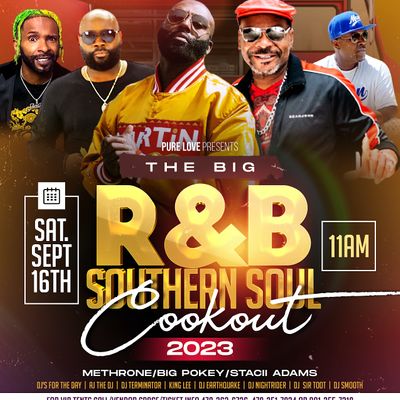 THE BIG SOUTHERN SOUL R & B COOKOUT ON THE LAKE, 460 Aerodrome Way ...