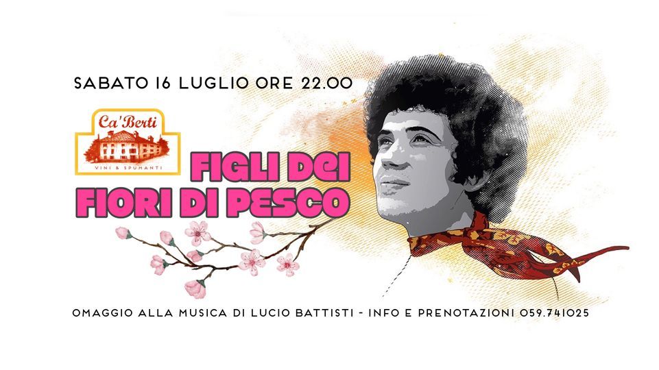 Figli dei Fiori di Pesco in concerto al Picnic del Grasparossa, Ca'Berti Vini & Spumanti
