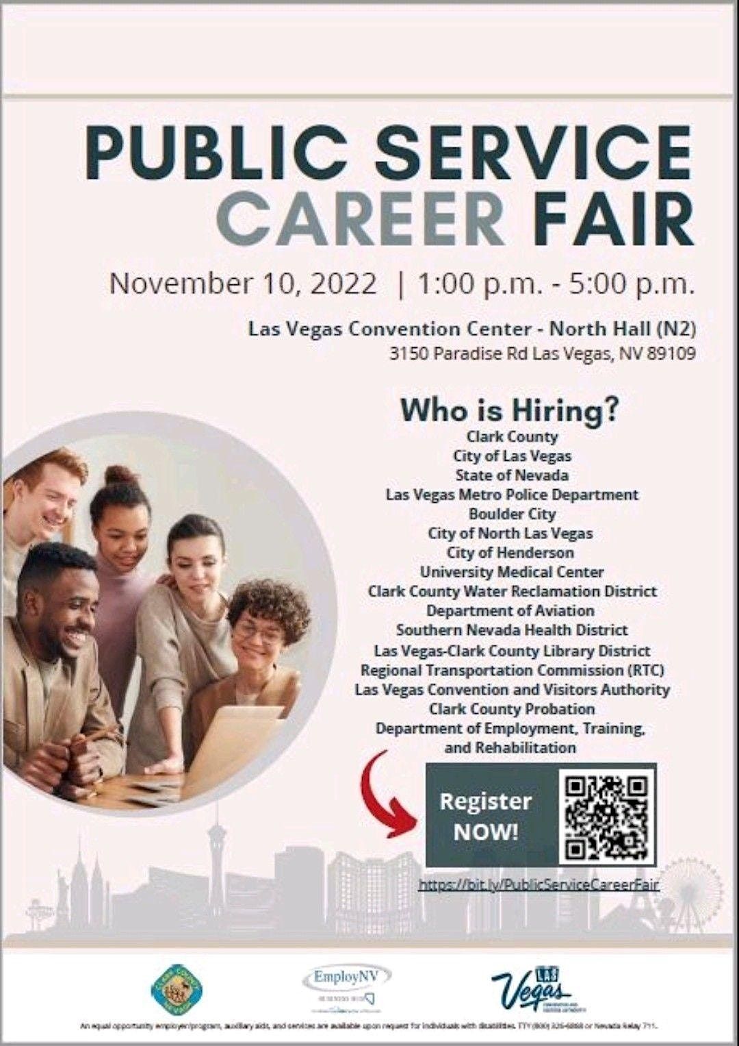 Job FairPublic Sector Career Fair, Las Vegas Convention Center North