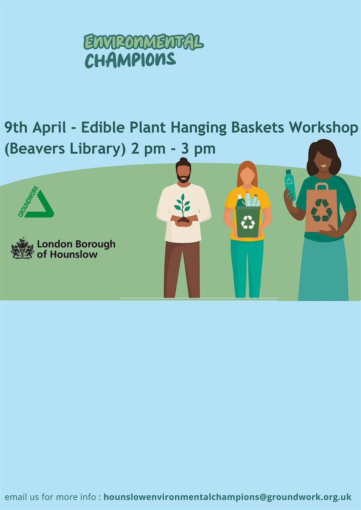 Edible Plant Hanging Baskets Workshop, Beavers Library, Cranford, 9 ...