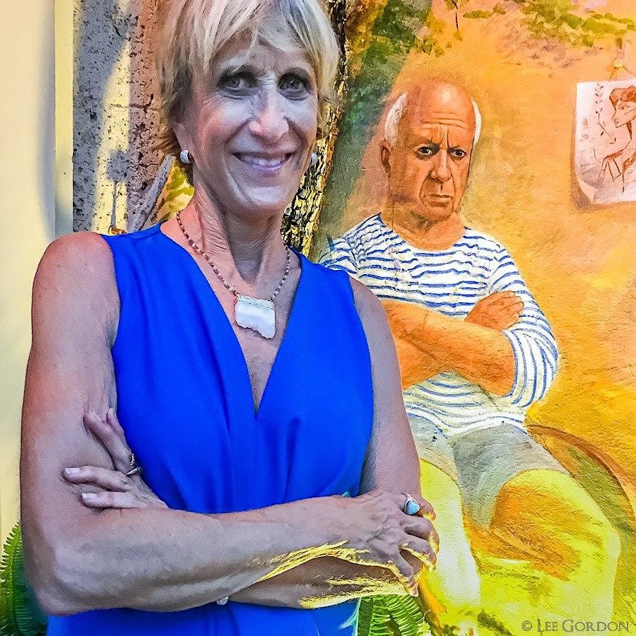 Art & Wine, With Artist of the Month Jill Karlin, Leather & Art by