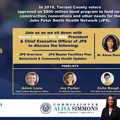 Tarrant County Precinct 2 Town Hall JPS Health Network, Tarrant County
