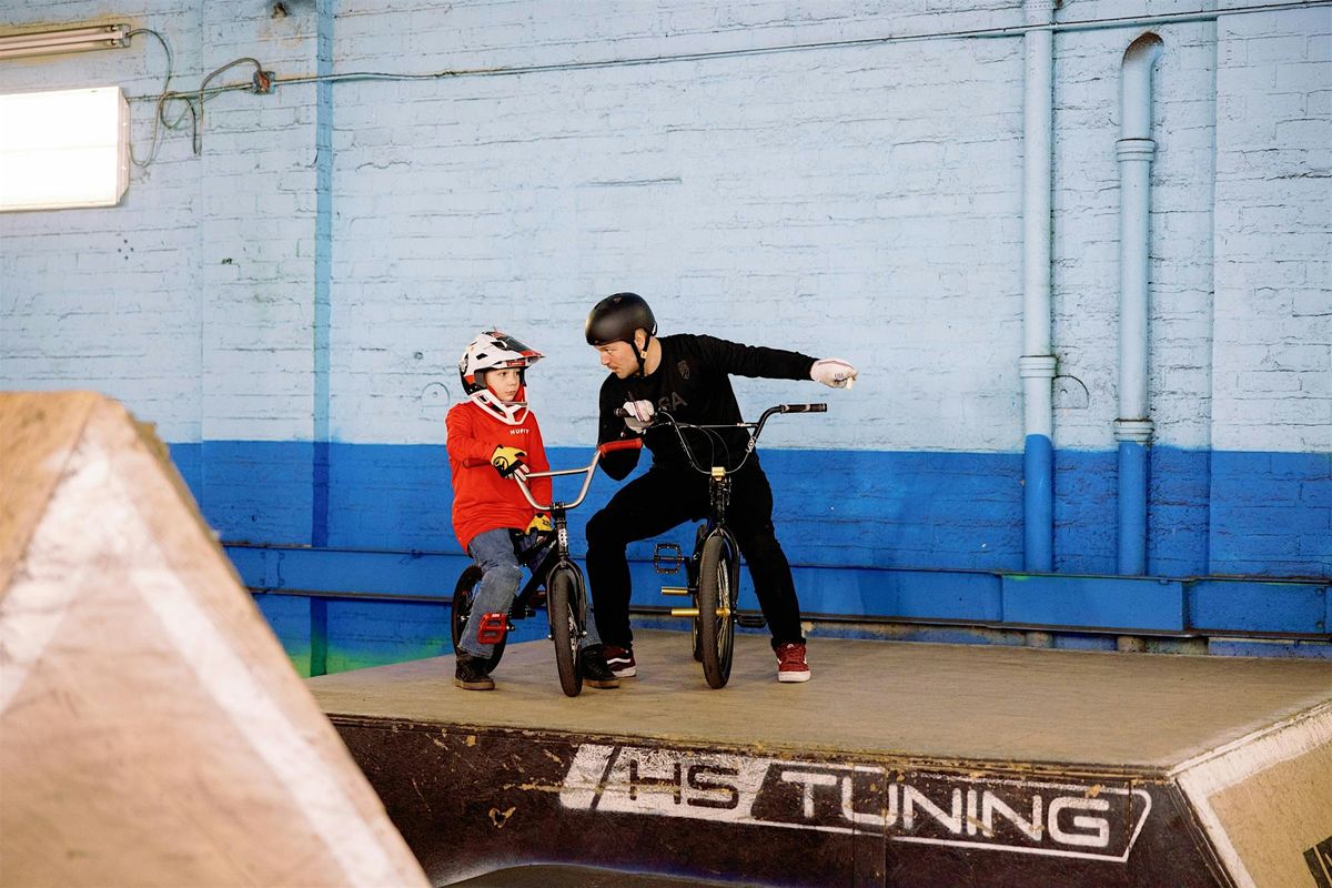 Intro to pumping and jumping with Huffy and Bruce BMX Foundation, Ray's