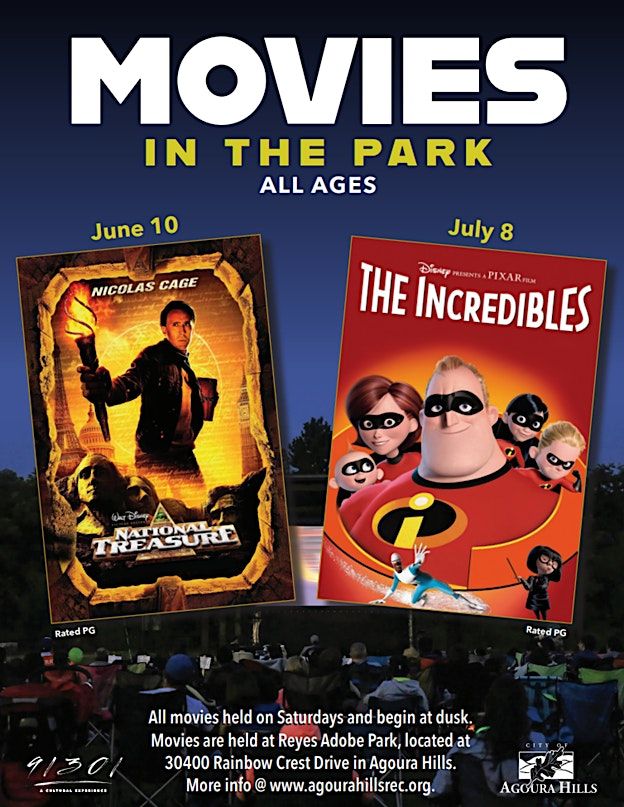 Agoura Hills Presents Movies in the Park The Incredibles, 30400