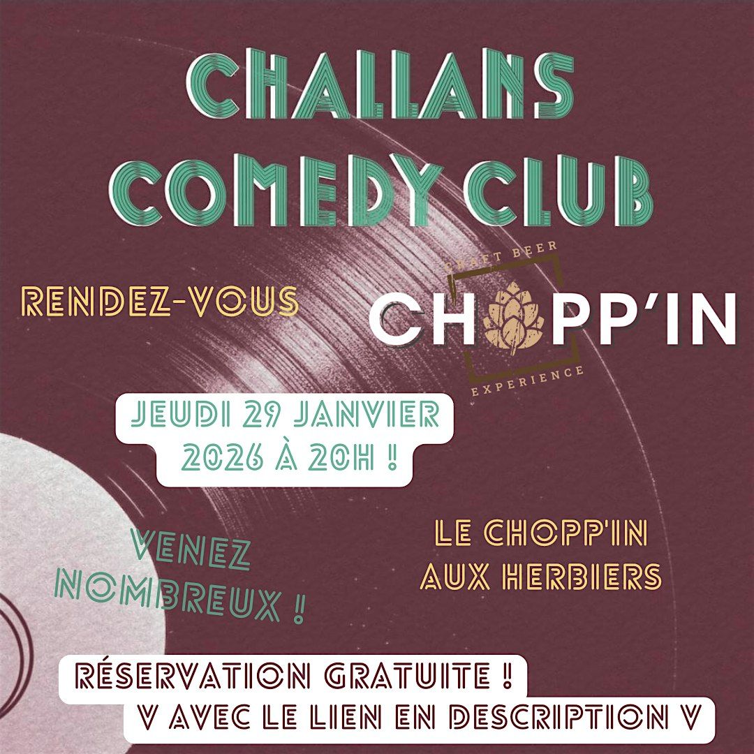 Soirée stand up au chopp'in aux herbiers, 29 January | Event in Les Herbiers | AllEvents