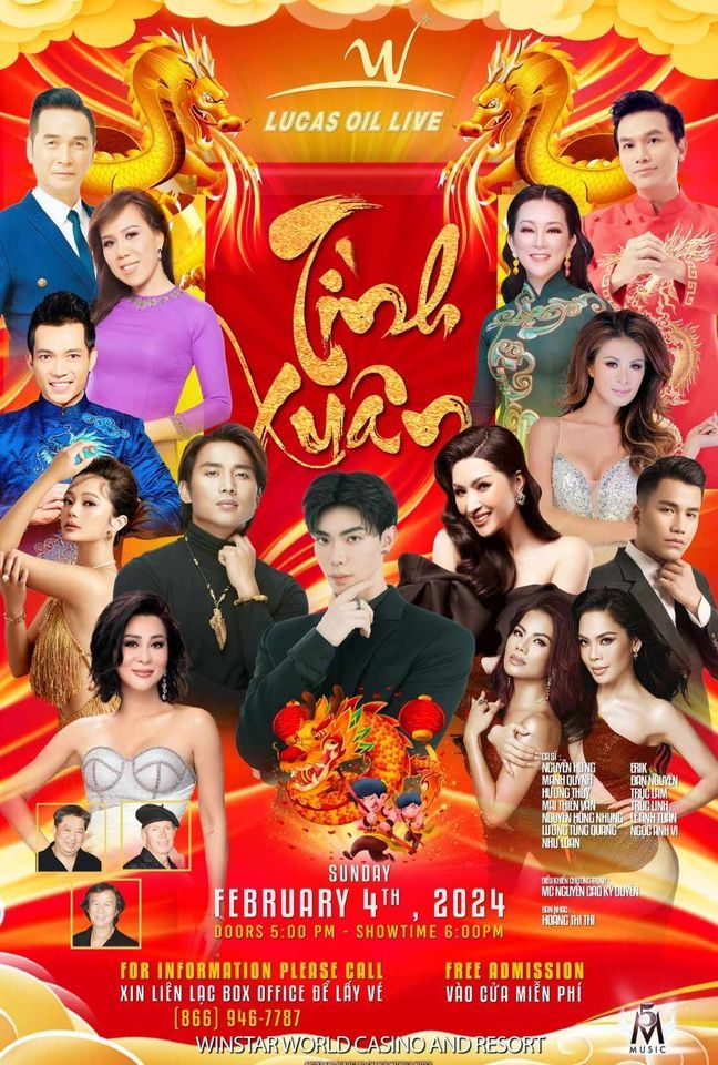 Feb 4, 2024 Tình Xuân at WinStar, WinStar World Casino and Resort