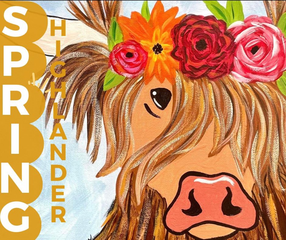 Spring Highlander Paint & Sip, SouthEast Michigan & NorthWest Ohio