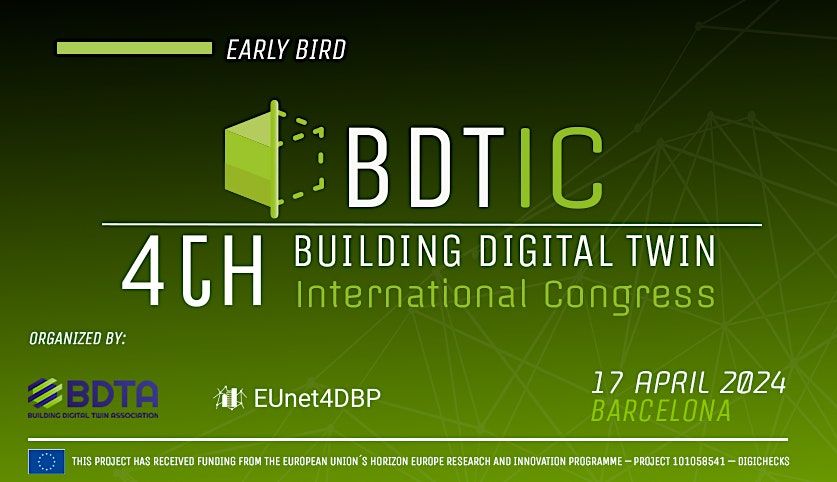 4th Building Digital Twin International Congress, COAC, Barcelona, 17 ...