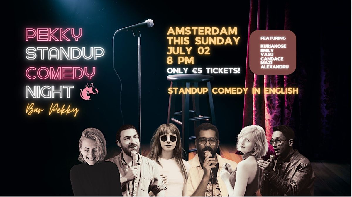 STANDUP COMEDY IN ENGLISH - Pekky Standup Comedy Night, Bar Pekky ...