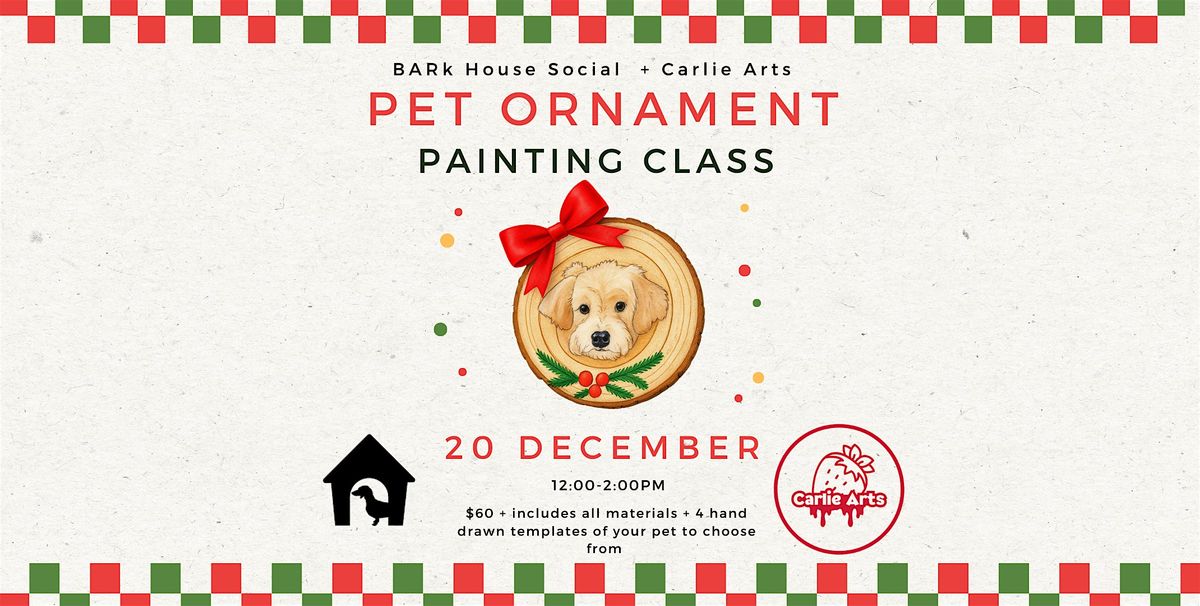 Paint Your Pet: Ornament Edition, 20 December | Event in Austin | AllEvents