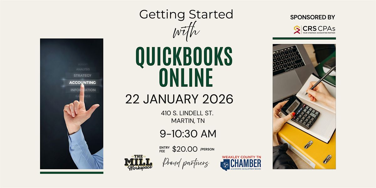 Getting Started with QuickBooks Online: Martin, TN