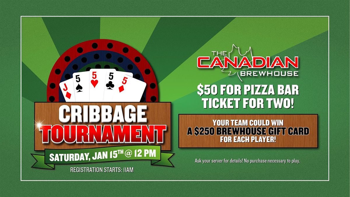 Cribbage Tournament (Leduc), The Canadian Brewhouse (Leduc), January 15