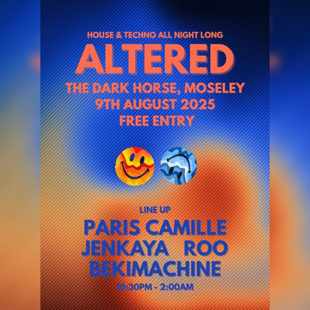 Altered at The Dark Horse | Event in Birmingham | AllEvents