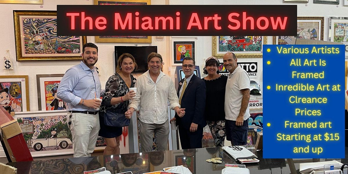 The Miami Art Show, Frames USA & Art Gallery, Miami, March 25 2025