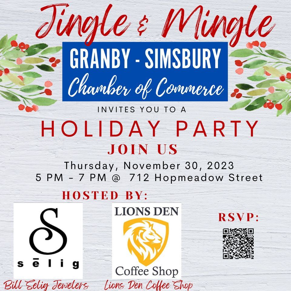 GranbySimsbury Chamber of Commerce Holiday Party Bill Selig
