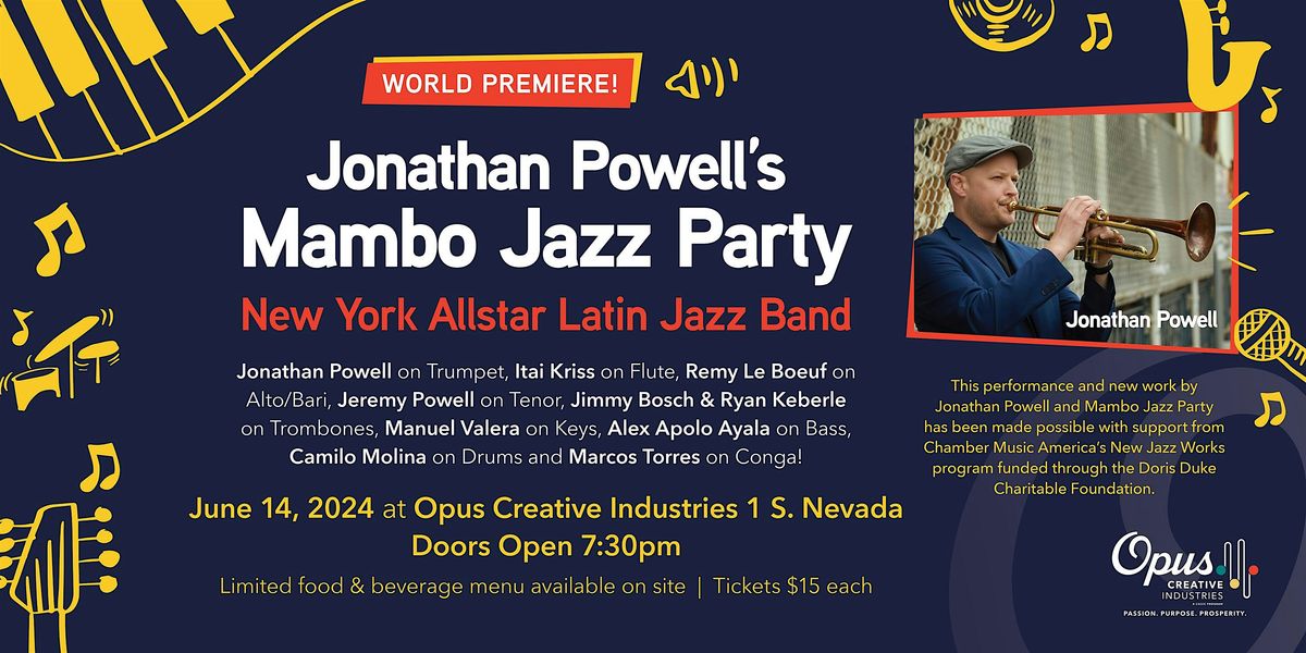 Jonathan Powell’s Mambo Jazz Party, 1 S Nevada Ave suite 110, Colorado ...