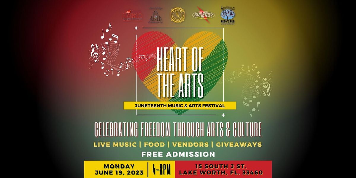 Heart of The Arts : Juneteenth Music & Arts Festival, 19 June | Event in Lake Worth | AllEvents.in