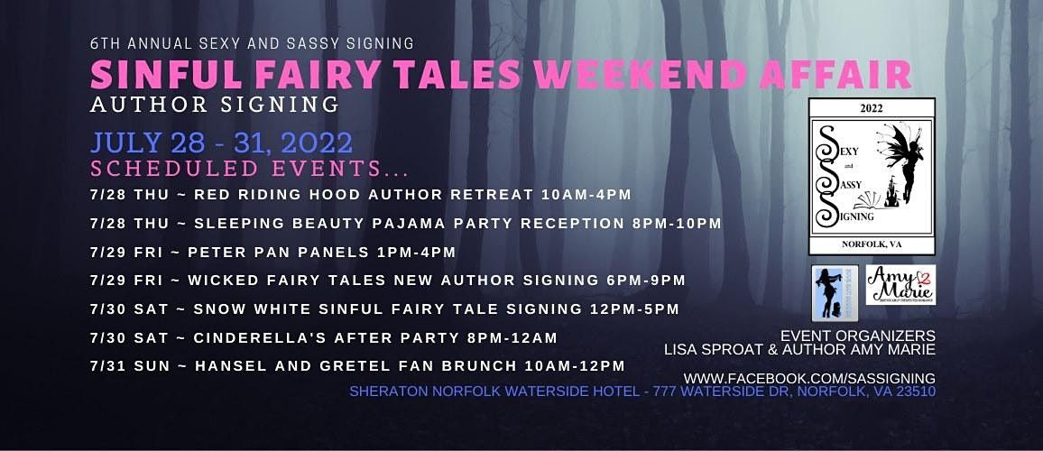 Sass22 Sinful Fairy Tales Weekend Affair Sheraton Norfolk Waterside Hotel July 30 2022 Allevents In Norfolk Va Events 2022