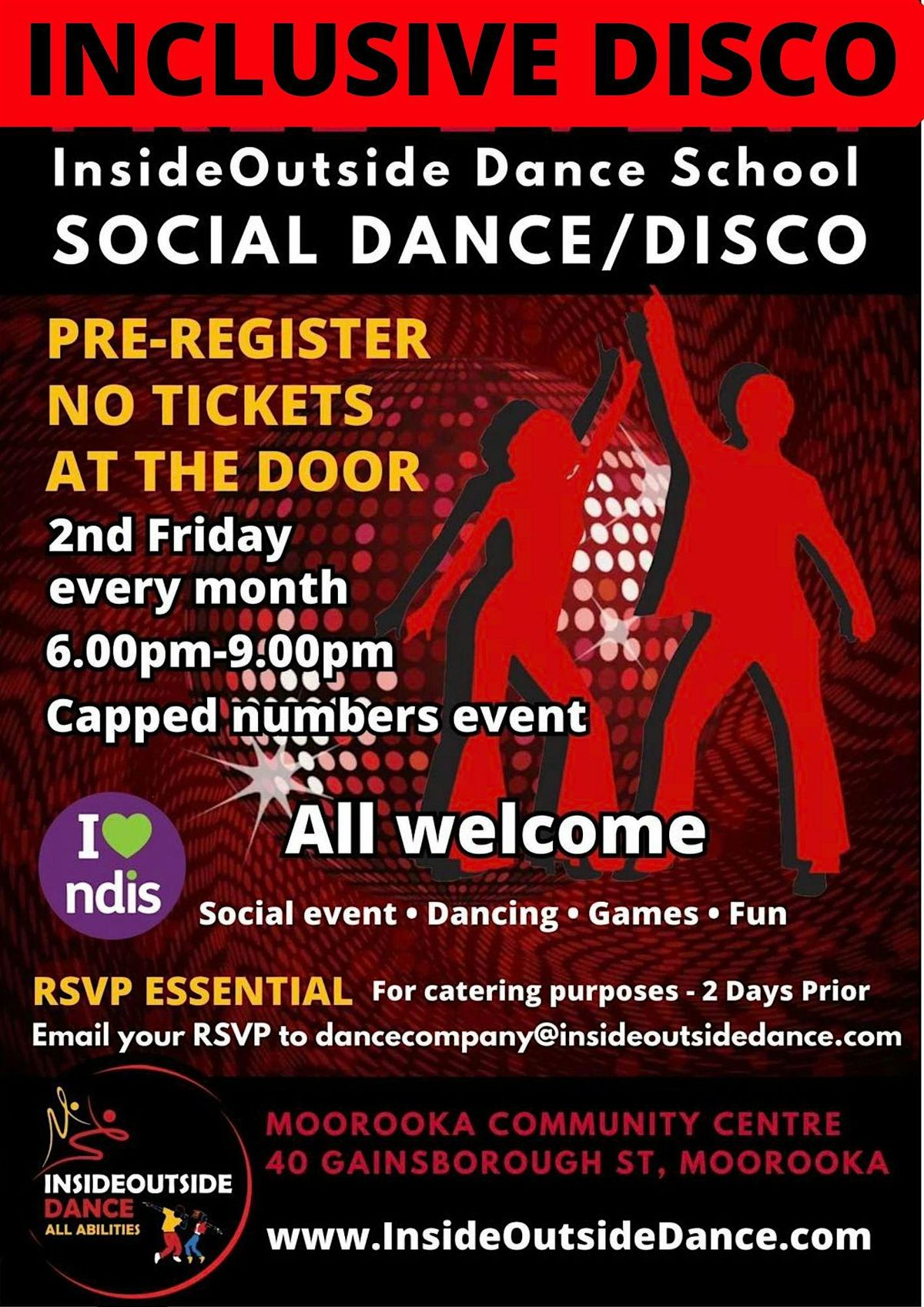 All Abilities Monthly Disco | Event in Moorooka | AllEvents