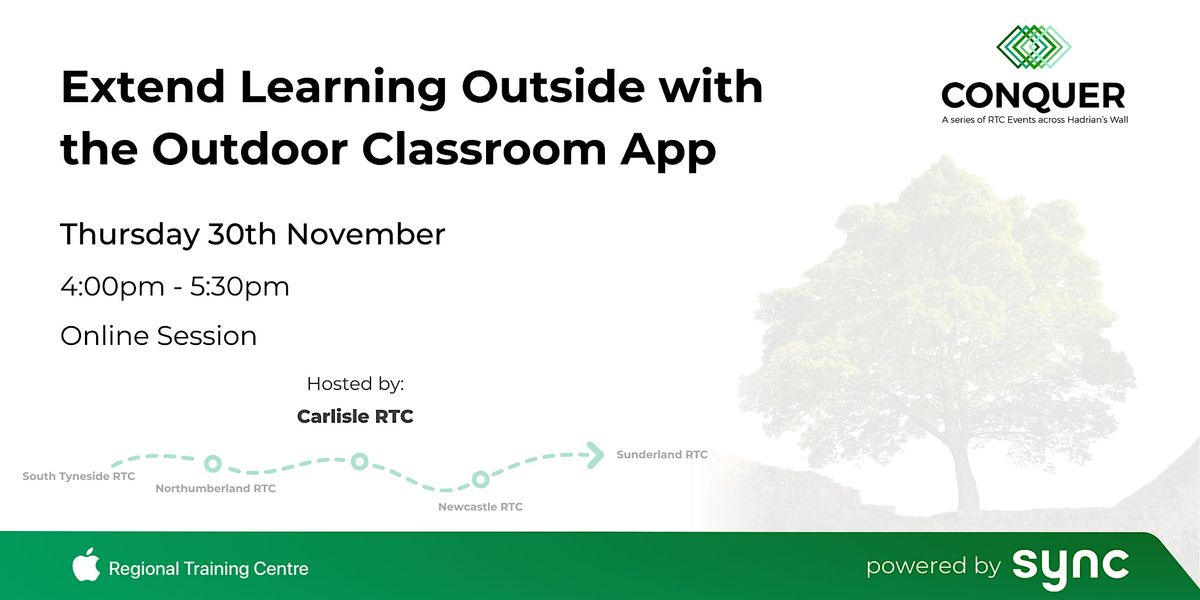 Extend Learning Outside with the Outdoor Classroom App, November 30 ...